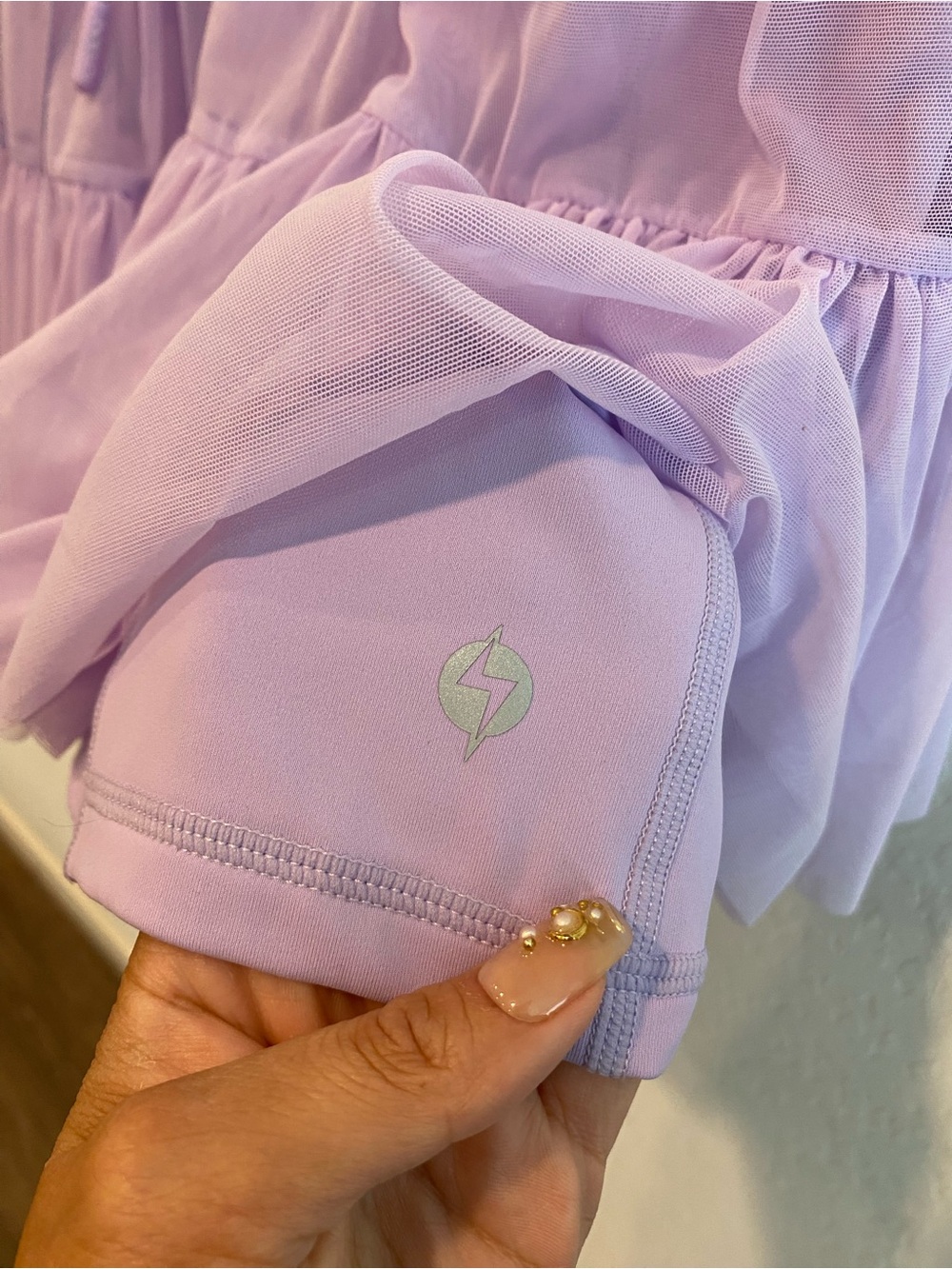 Popflex Lilac Pirouette Tulle Skort - Picture 9 of 11